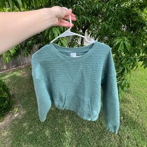 All in Motion Quilted Pocket Crewneck Sweatshirt